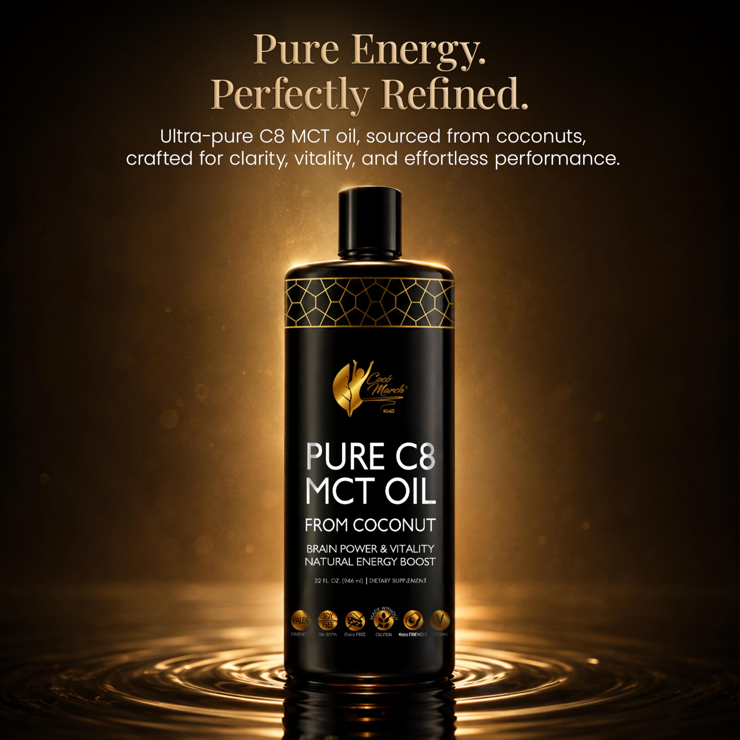 Amazon.com: Cocó March N.M.D. Pure C8 MCT Oil from Coconut